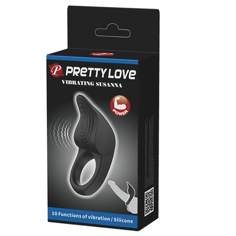 PRETTY LOVE - ANEL PARA PÉNIS VIBRANTE SUSANNA PRETO - Toys "n" Us