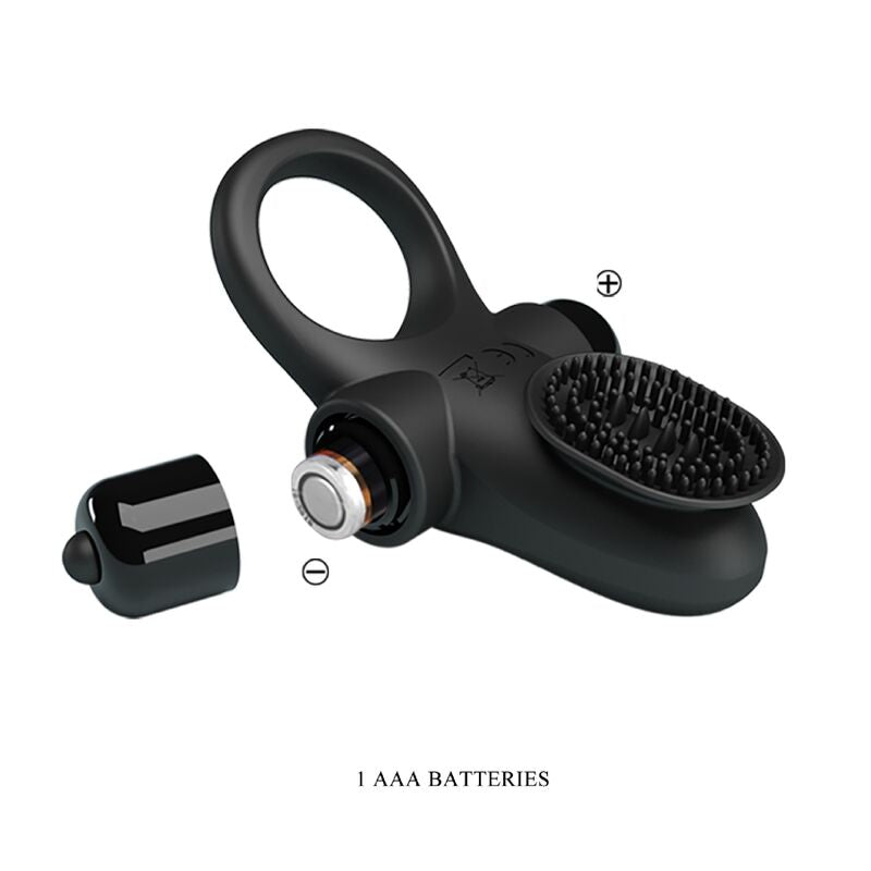PRETTY LOVE - ANEL VIBRADOR II PARA O PÊNIS PRETO - Toys "n" Us