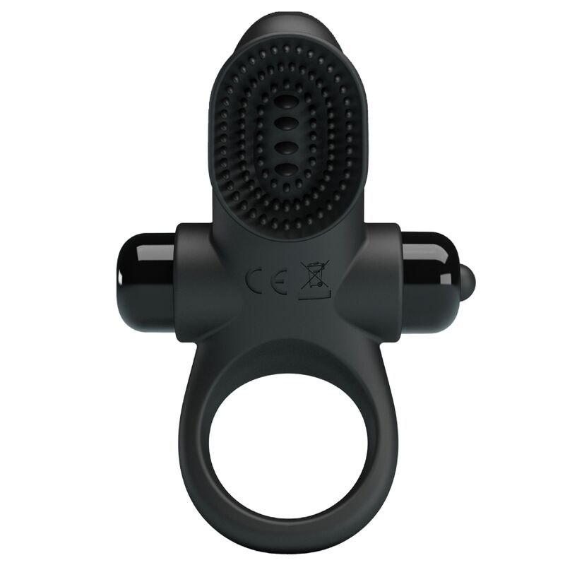 PRETTY LOVE - ANEL VIBRADOR II PARA O PÊNIS PRETO - Toys "n" Us