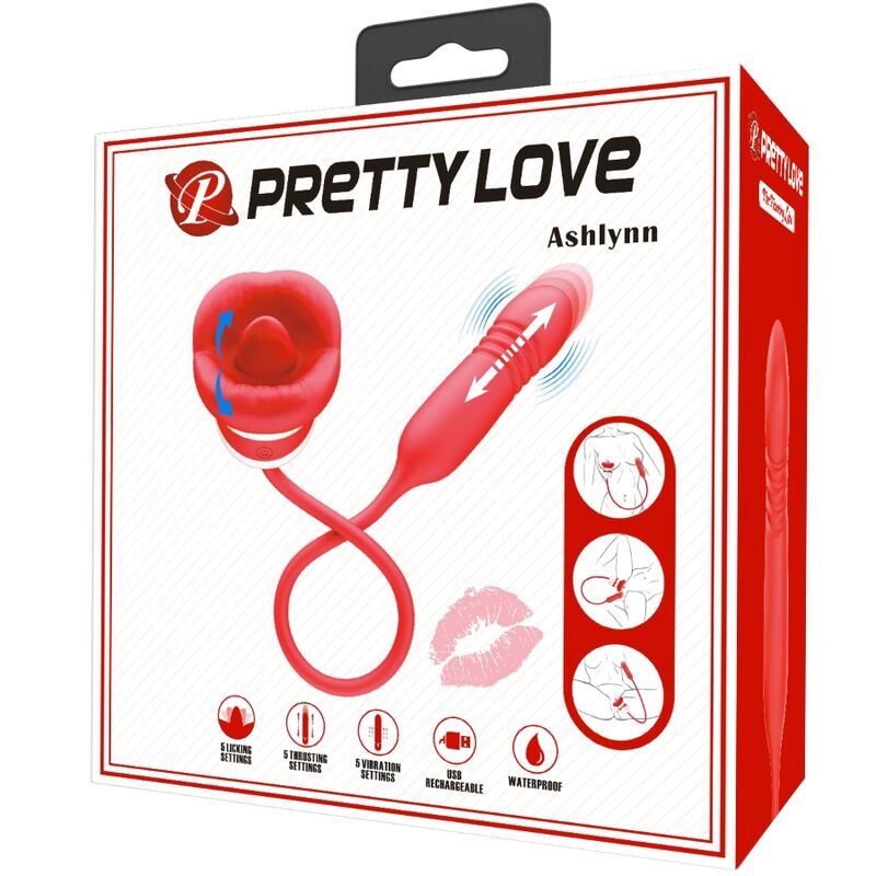 PRETTY LOVE - ASHLYNN RED MOUTH MASTURBATOR - Toys "n" Us