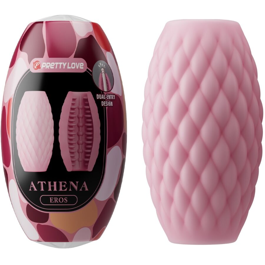 PRETTY LOVE - ATHENA EROS SILICONE MALE MASTURBATOR PINK - Toys "n" Us