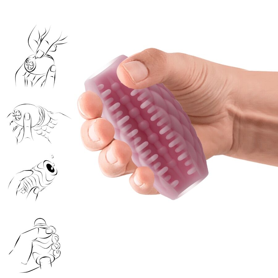 PRETTY LOVE - ATHENA EROS SILICONE MALE MASTURBATOR PINK - Toys "n" Us