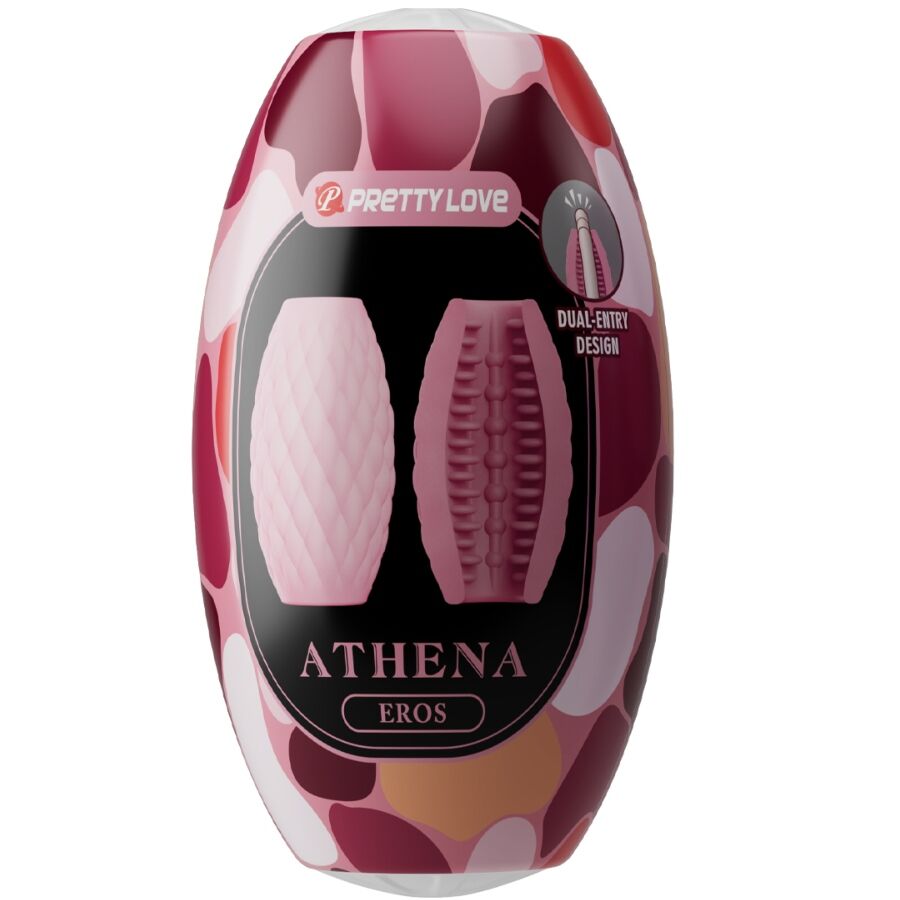 PRETTY LOVE - ATHENA EROS SILICONE MALE MASTURBATOR PINK - Toys "n" Us
