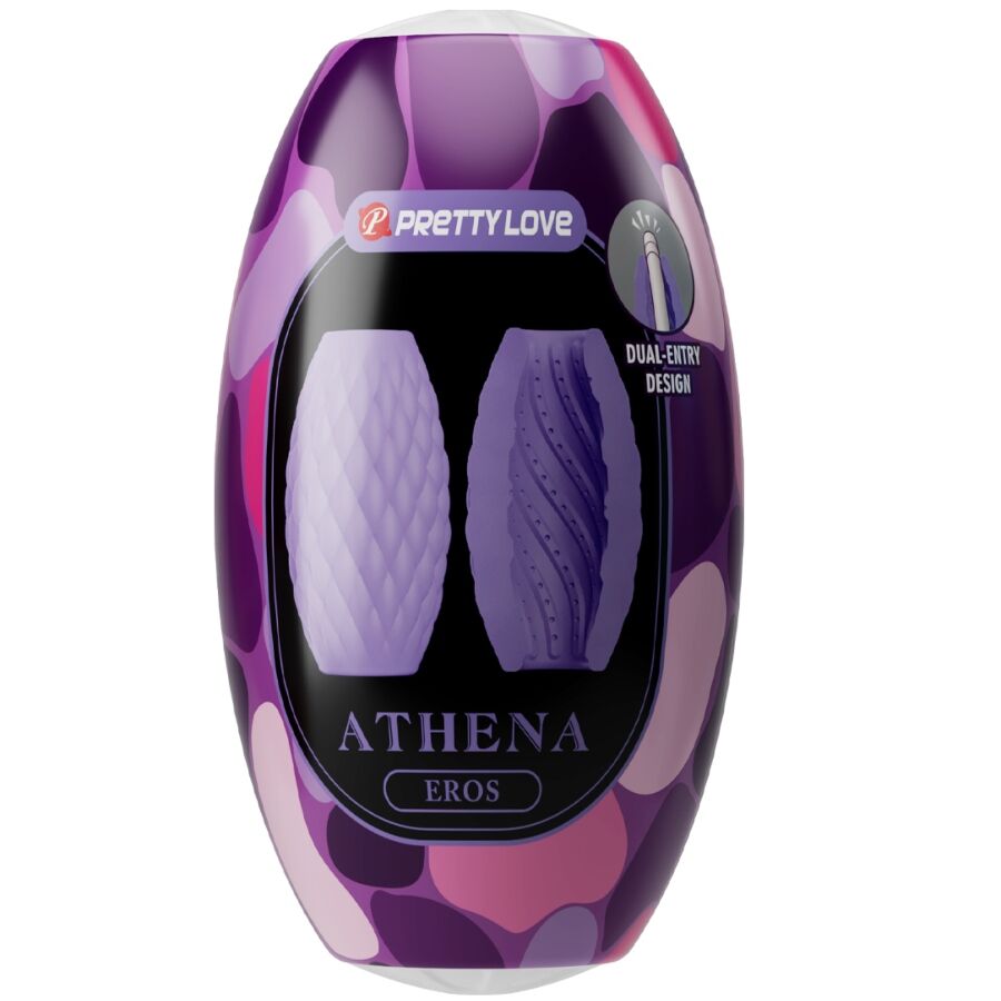 PRETTY LOVE - ATHENA EROS SILICONE MALE MASTURBATOR PURPLE - Toys "n" Us