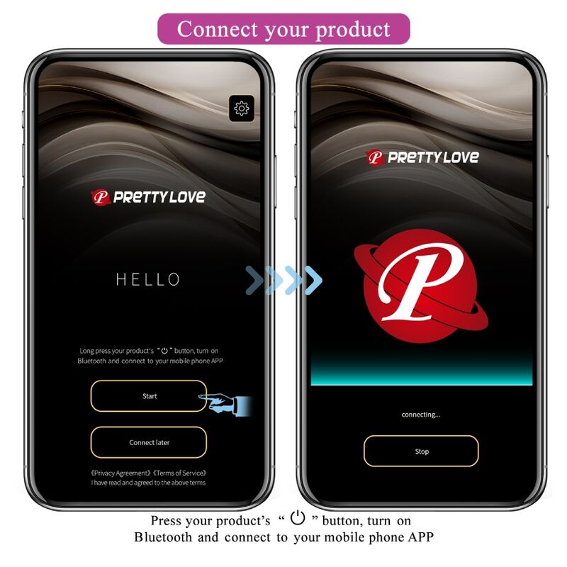 PRETTY LOVE - BAIRD G - SPOT 12 VIBRAÇÕES RECARREGÁVEL LILA APP - Toys "n" Us