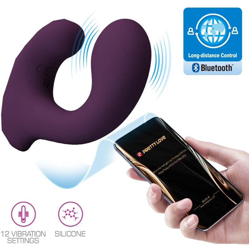 PRETTY LOVE - BILLY CONTROLE REMOTO VIBRATION ROXO APLICATIVO GRÁTIS - Toys "n" Us