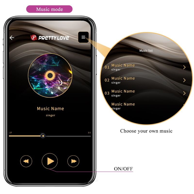 PRETTY LOVE - BILLY CONTROLE REMOTO VIBRATION ROXO APLICATIVO GRÁTIS - Toys "n" Us