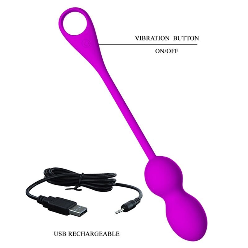 PRETTY LOVE - BOLAS VIBRADORAS RECARREGVEIS ELVIRA ROXO - Toys "n" Us