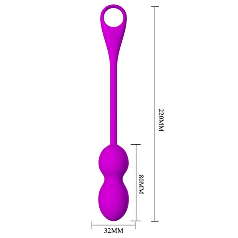 PRETTY LOVE - BOLAS VIBRADORAS RECARREGVEIS ELVIRA ROXO - Toys "n" Us