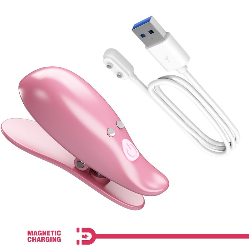 PRETTY LOVE - CAILEY NIPPLE CLAMPS 10 VIBRATIONS REMOTE CONTROL PINK - Toys "n" Us