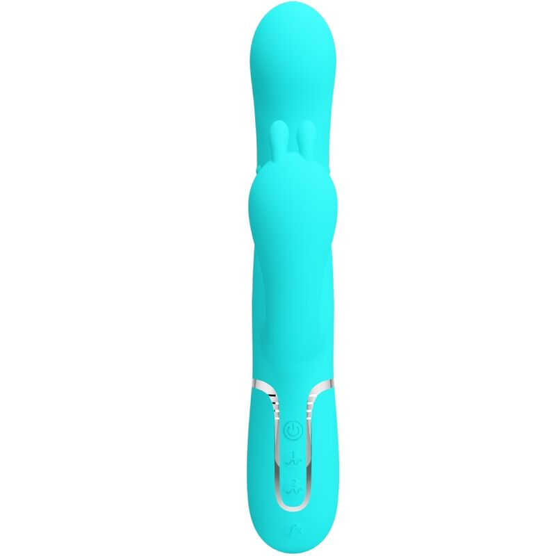 PRETTY LOVE - CAMMY 4 IN 1 MULTIFUNCTION TRIPPLE RABBIT VIBRATOR BLUE - Toys "n" Us