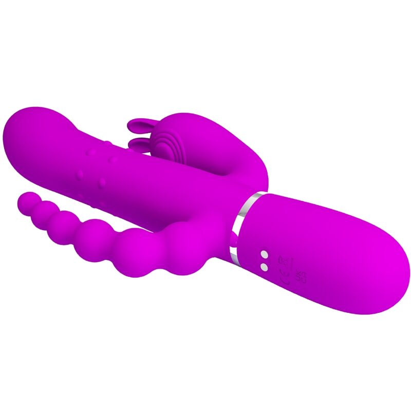 PRETTY LOVE - CAMMY TRIPLE VIBRATOR MULTIFUNCTION 4 IN 1 PINK - Toys "n" Us