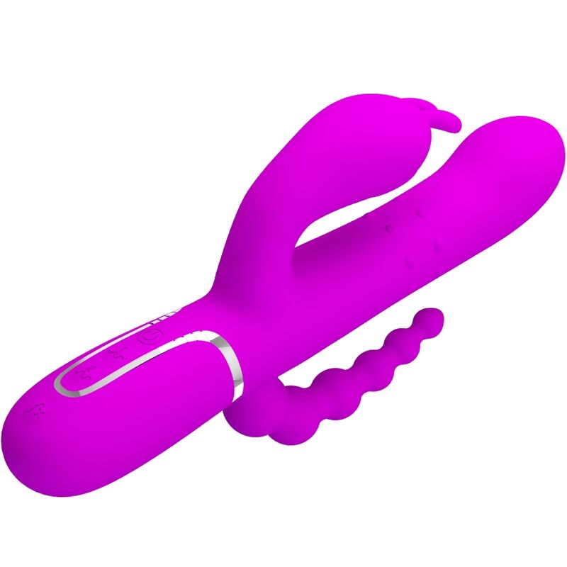 PRETTY LOVE - CAMMY TRIPLE VIBRATOR MULTIFUNCTION 4 IN 1 PINK - Toys "n" Us