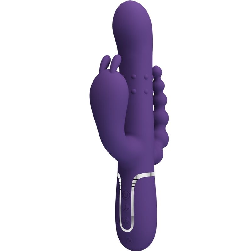 PRETTY LOVE - CAMMY TRIPLE VIBRATOR MULTIFUNCTION 4 IN 1 PURPLE - Toys "n" Us