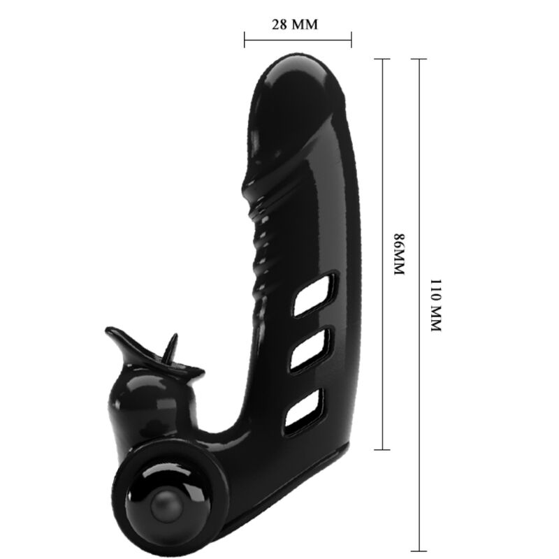 PRETTY LOVE - CAPA DE DEDO VIBRADOR PRETO CORBIN - Toys "n" Us