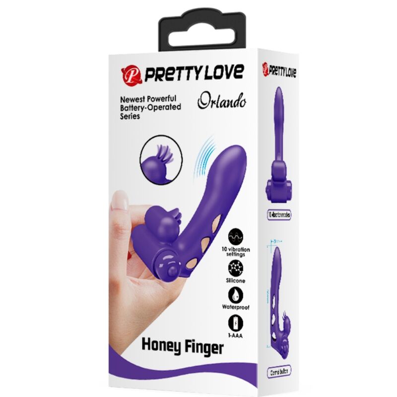 PRETTY LOVE - CAPA DE DEDO VIBRADOR ROXO ORLANDO - Toys "n" Us