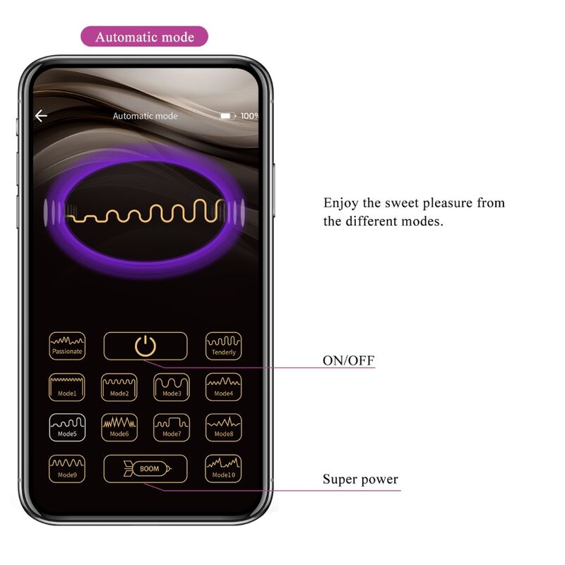 PRETTY LOVE - CASPER PURPLE RECHARGEABLE VIBRATING EGG - Toys "n" Us