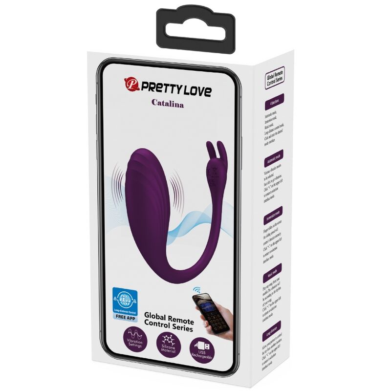 PRETTY LOVE - CATALINA VIBRADOR APP CONTROLE REMOTO ROXO - Toys "n" Us