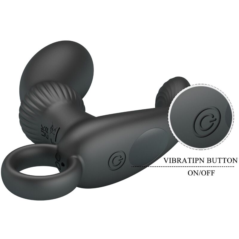 PRETTY LOVE - CAYLA ANAL VIBRATOR MASSAGER BLACK - Toys "n" Us
