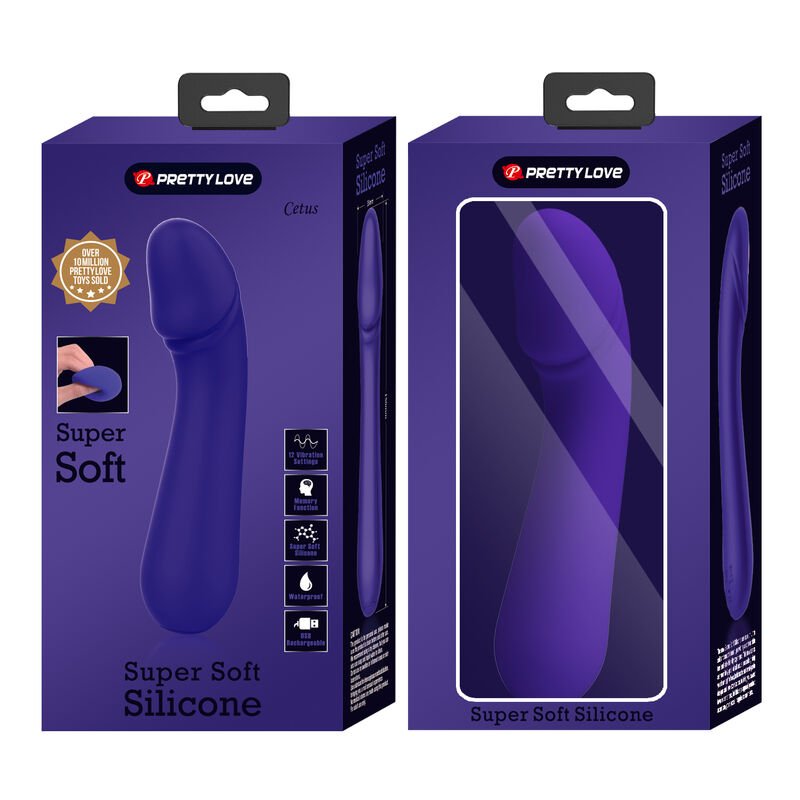 PRETTY LOVE - CETUS RECHARGEABLE VIBRATOR PURPLE - Toys "n" Us