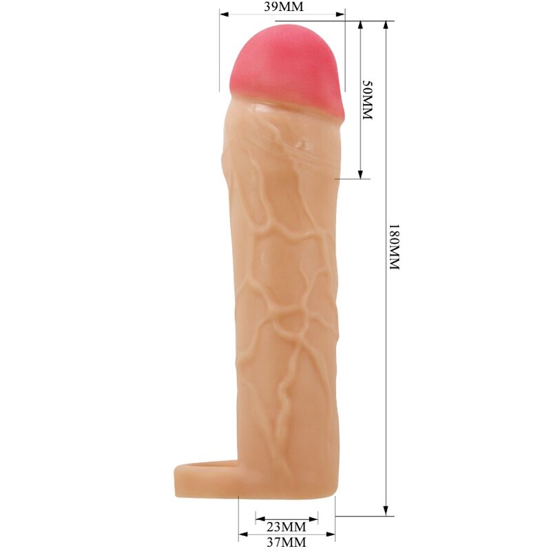 PRETTY LOVE - CHANE PENIS EXTENDER COVER FLESH - Toys "n" Us