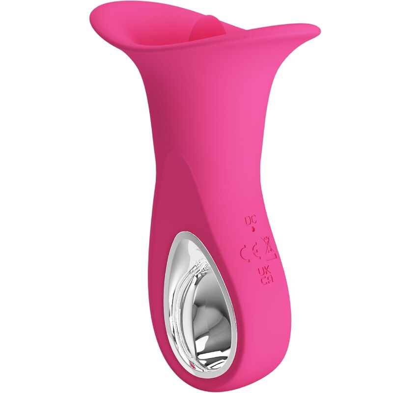PRETTY LOVE - CLYDE ORAL VIBRATOR VIBRATING TONGUE 12 VIBRATIONS PINK - Toys "n" Us