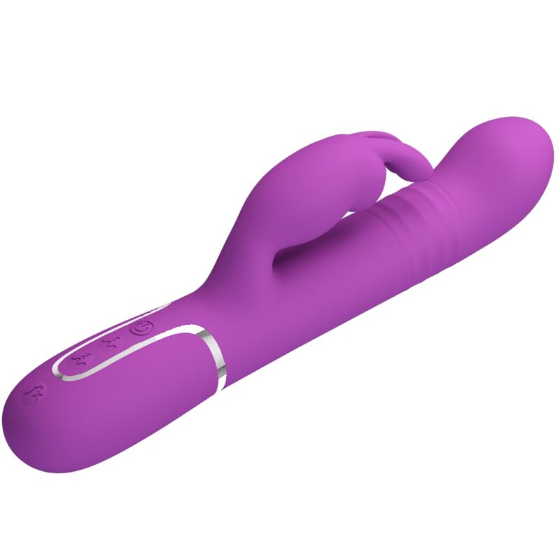PRETTY LOVE - COALE 4 IN 1 MULTIFUNCTION RABBIT VIBRATOR PURPLE - Toys "n" Us