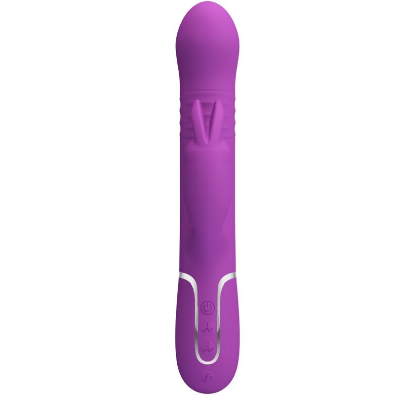 PRETTY LOVE - COALE 4 IN 1 MULTIFUNCTION RABBIT VIBRATOR PURPLE - Toys "n" Us