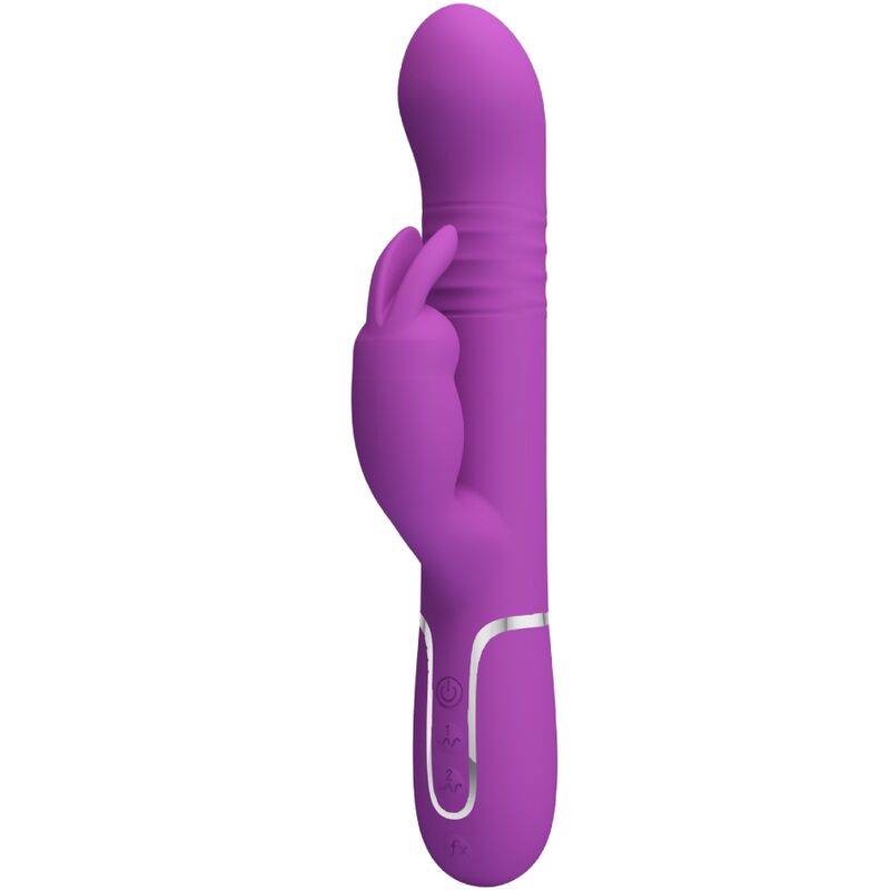 PRETTY LOVE - COALE 4 IN 1 MULTIFUNCTION RABBIT VIBRATOR PURPLE - Toys "n" Us