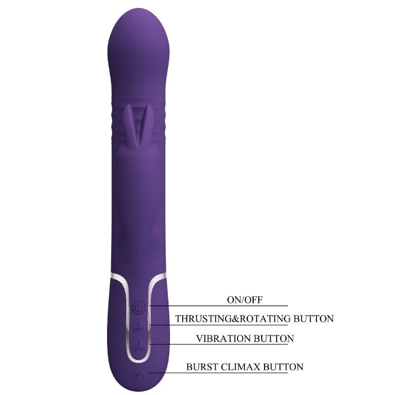 PRETTY LOVE - COALE VIBRADOR COELHO 4 EM 1 ROXO - Toys "n" Us