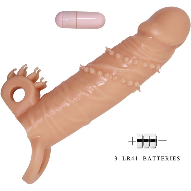 PRETTY LOVE - CONNOR PENIS SLEEVE + CLITORIS STIMULATOR FLESH - Toys "n" Us