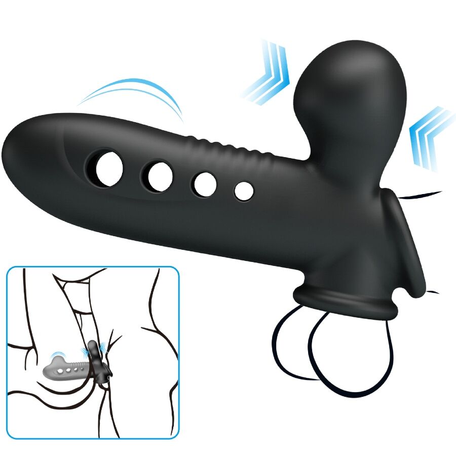 PRETTY LOVE - CRANE PENIS SLEEVE WITH AIRBAG BLACK - Toys "n" Us