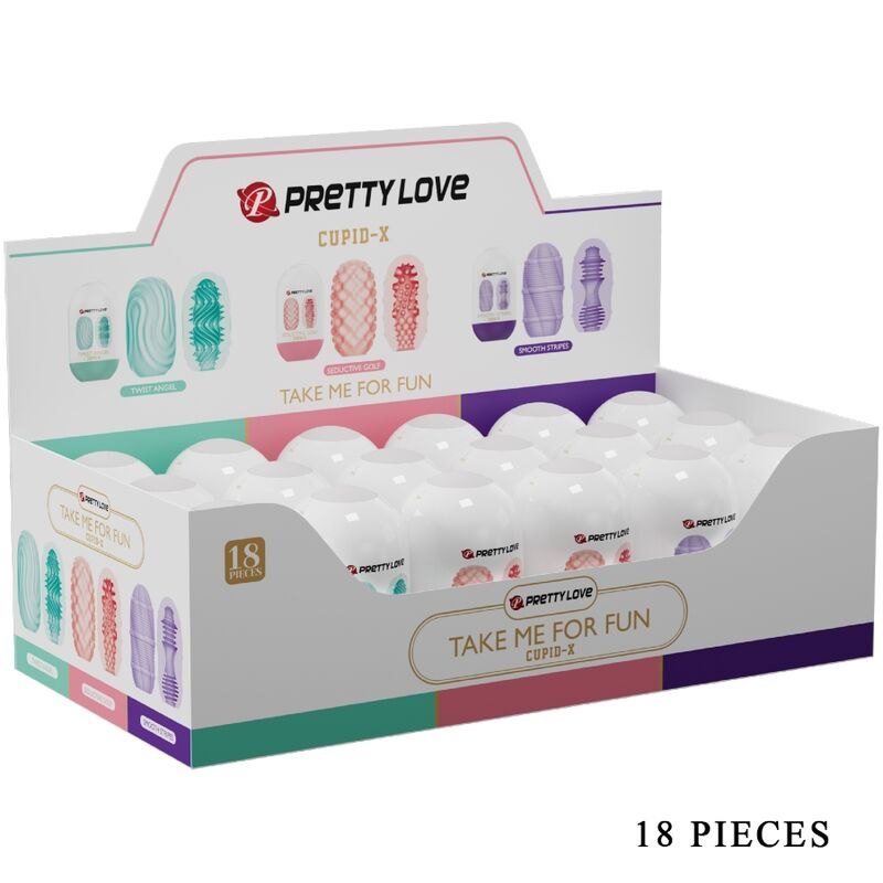 PRETTY LOVE - CUPID X 18 MALE MASTURBATORS DIFFERENT TEXTURES - Toys "n" Us