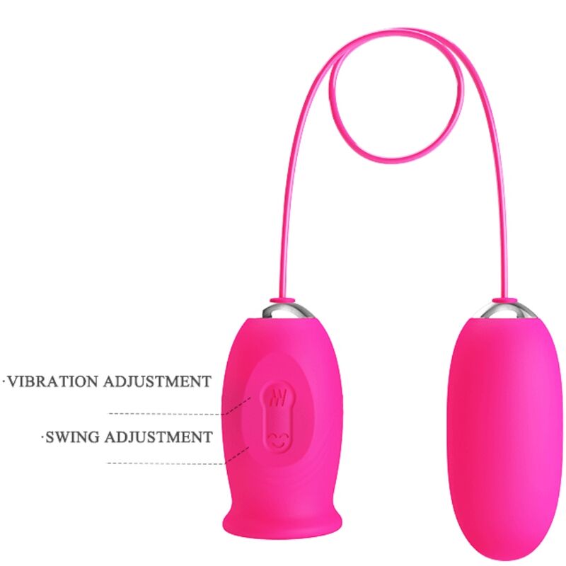 PRETTY LOVE - DAISY VIBRATING EGG + CLITORIS STIMULATING TONGUE PINK - Toys "n" Us