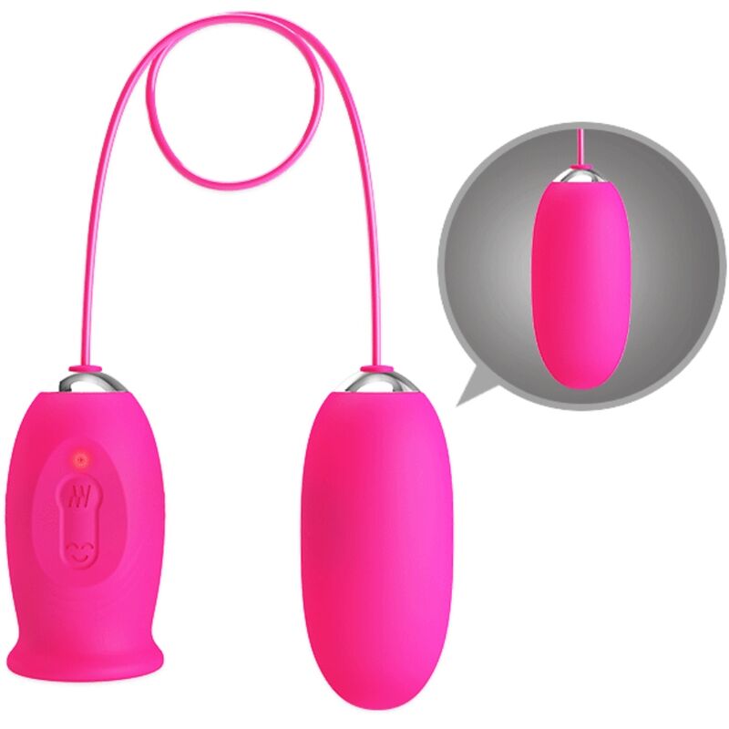 PRETTY LOVE - DAISY VIBRATING EGG + CLITORIS STIMULATING TONGUE PINK - Toys "n" Us