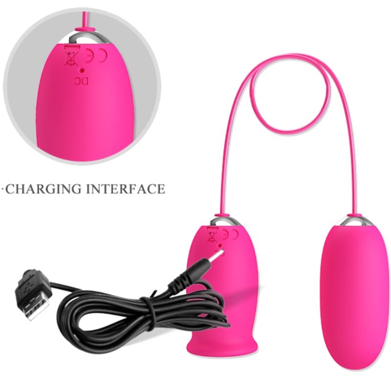 PRETTY LOVE - DAISY VIBRATING EGG + CLITORIS STIMULATING TONGUE PINK - Toys "n" Us