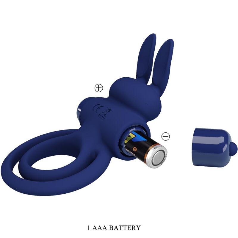PRETTY LOVE - DAREY DOUBLE VIBRATING RING RABBIT BLUE - Toys "n" Us