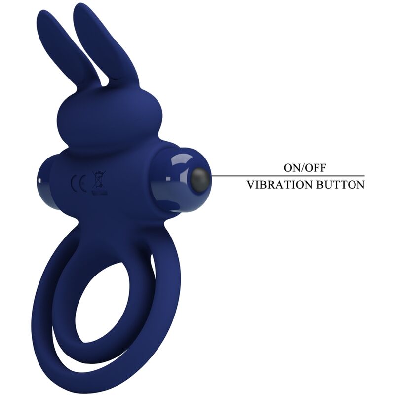 PRETTY LOVE - DAREY DOUBLE VIBRATING RING RABBIT BLUE - Toys "n" Us