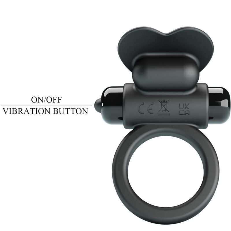 PRETTY LOVE - DEBONAIRE VIBRATING RING RABBIT 10 VIBRATIONS BLACK - Toys "n" Us