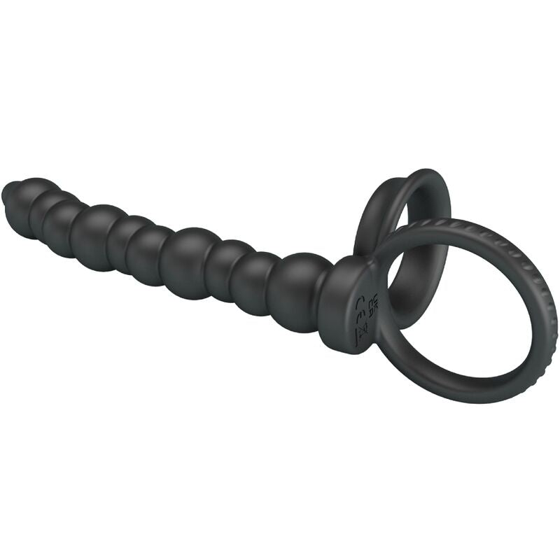 PRETTY LOVE - DILLION DOUBLE PENETRATION COCK RING BLACK - Toys "n" Us
