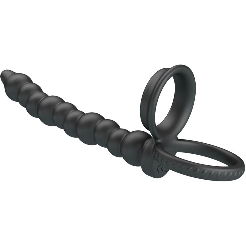 PRETTY LOVE - DILLION DOUBLE PENETRATION COCK RING BLACK - Toys "n" Us