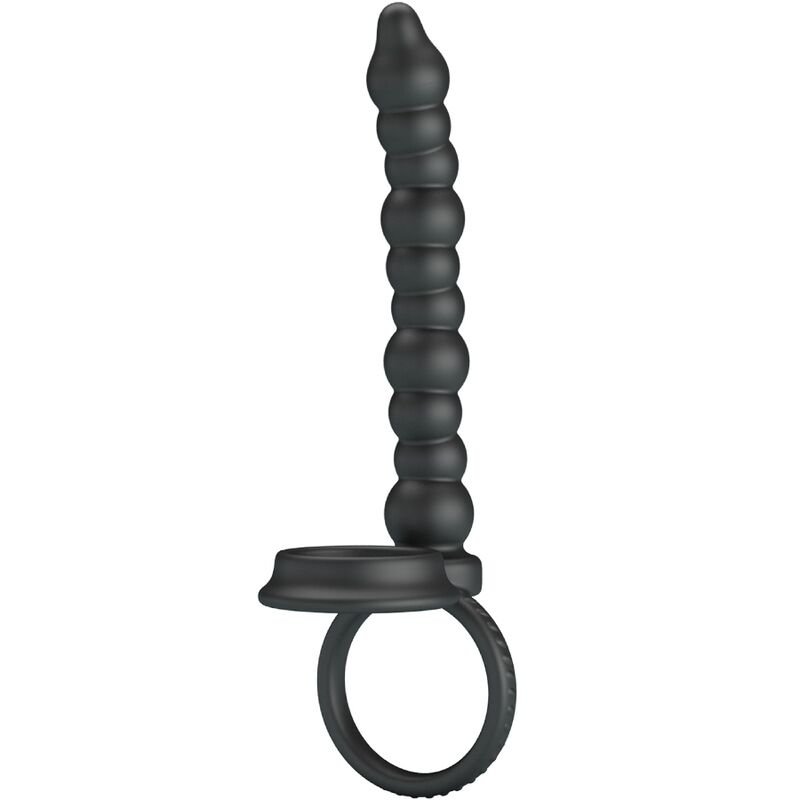 PRETTY LOVE - DILLION DOUBLE PENETRATION COCK RING BLACK - Toys "n" Us