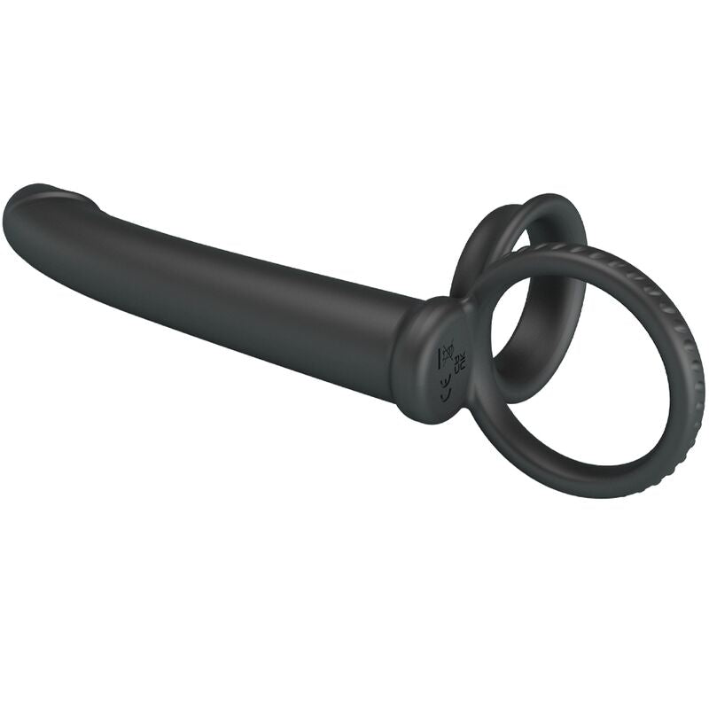 PRETTY LOVE - DILLION DOUBLE PENETRATION DOUBLE COCK RING BLACK - Toys "n" Us