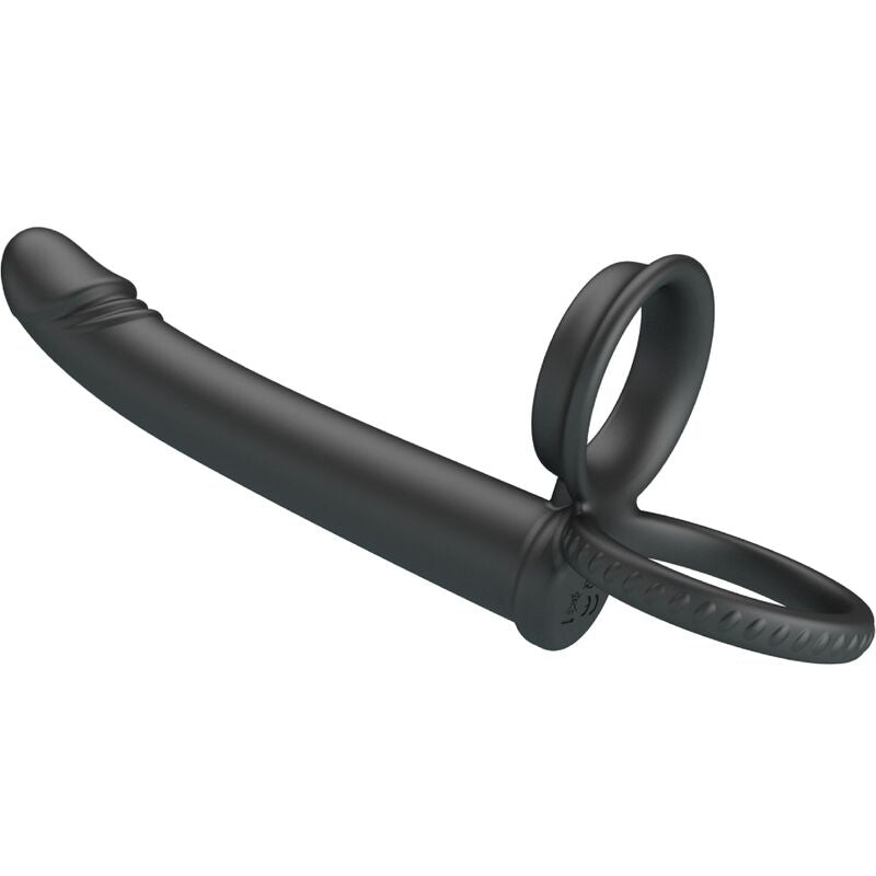PRETTY LOVE - DILLION DOUBLE PENETRATION DOUBLE COCK RING BLACK - Toys "n" Us