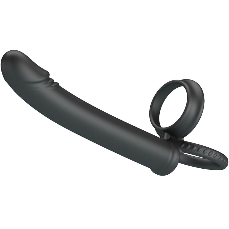 PRETTY LOVE - DILLION DOUBLE PENETRATION DOUBLE COCK RING BLACK - Toys "n" Us