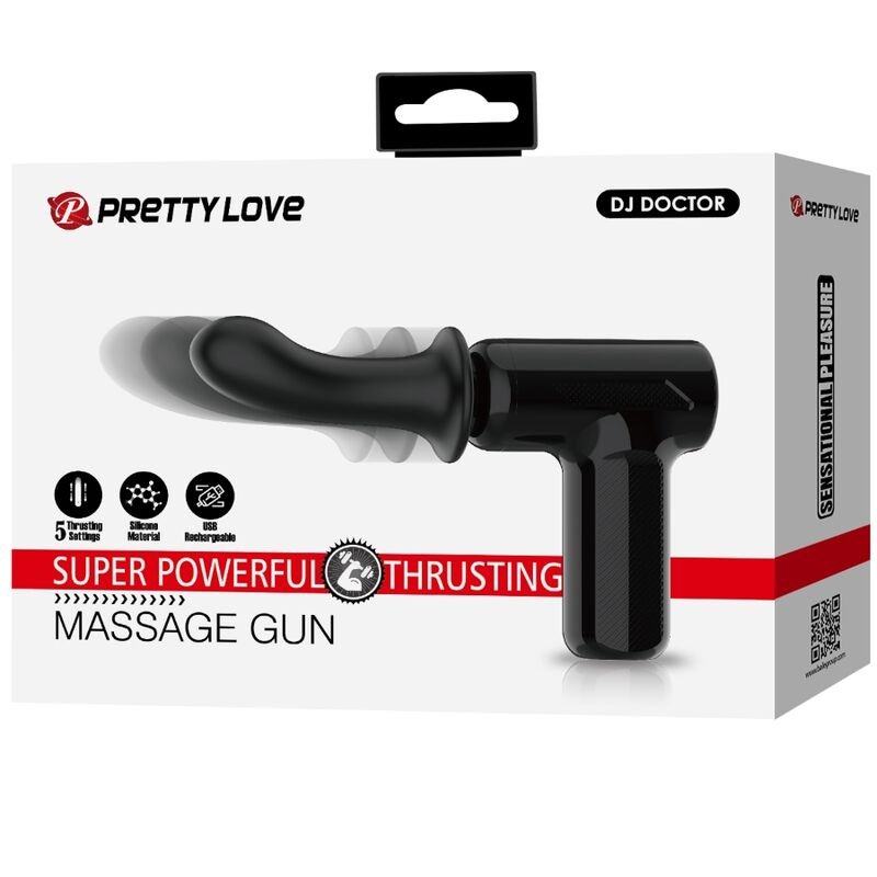 PRETTY LOVE - DJ DOCTOR MASSAGER 5 SETTINGS BLACK - Toys "n" Us
