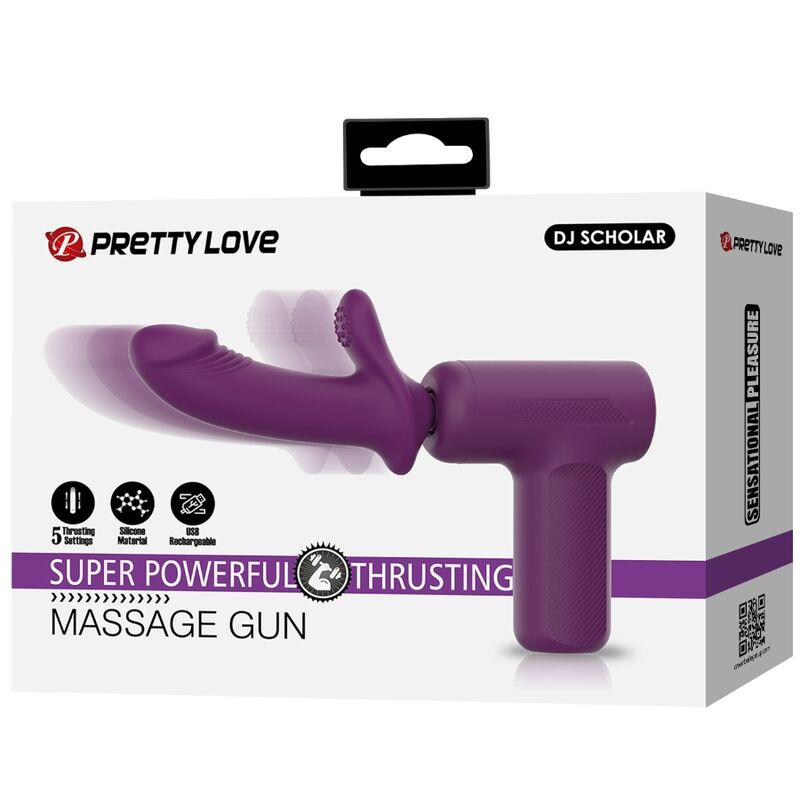 PRETTY LOVE - DJ SCHOLAR MASSAGER 5 SETTINGS PURPLE - Toys "n" Us