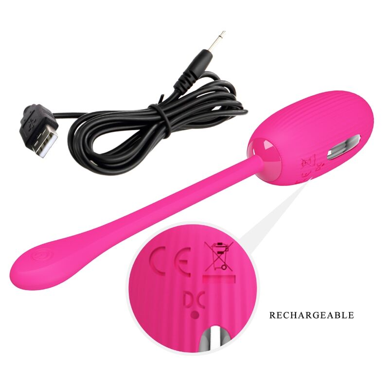 PRETTY LOVE - DOREEN OVO VIBRANTE RECARREGÁVEL MAGENTA CONTROLE REMOTO - Toys "n" Us