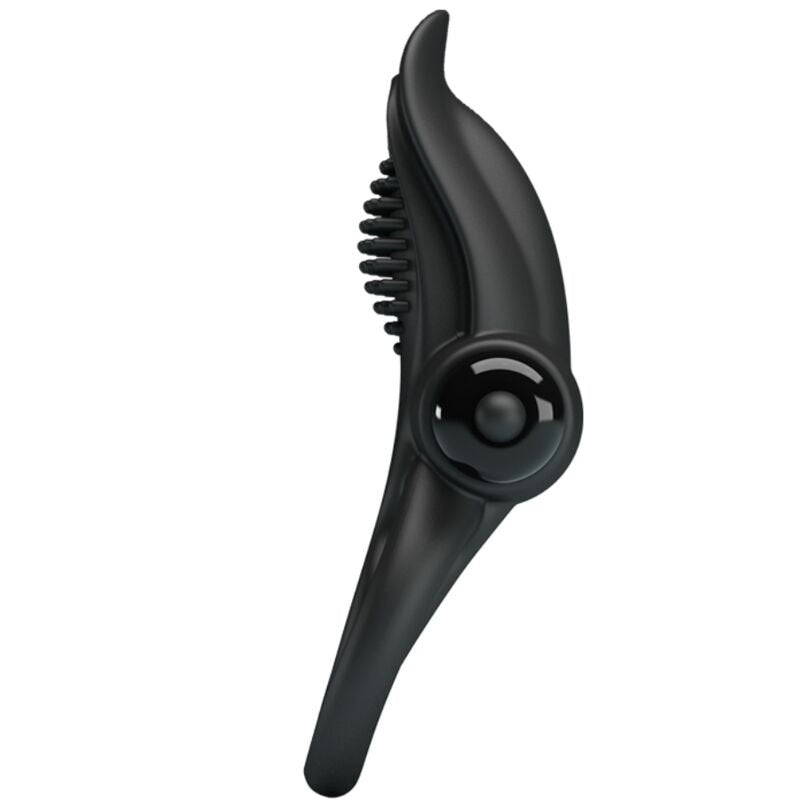 PRETTY LOVE - DOUBLE VIBRATING RING + CLITORIS STIMULATOR 10 VIBRATIONS BLACK - Toys "n" Us