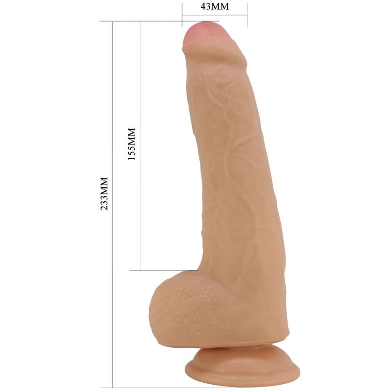 PRETTY LOVE - DRACO REALISTIC DILDO 23 CM FLESH - Toys "n" Us